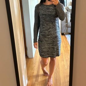 Black/grey light weight sweater dress from Target.